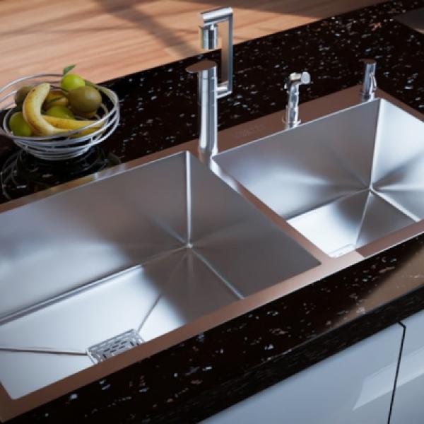 Akij Single-Bowl Granite Kitchen Sink