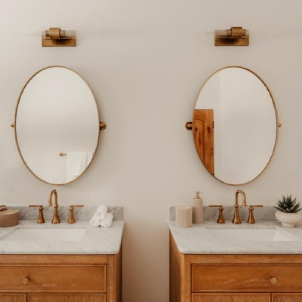 Mir Ceramic Framed Vanity Mirror