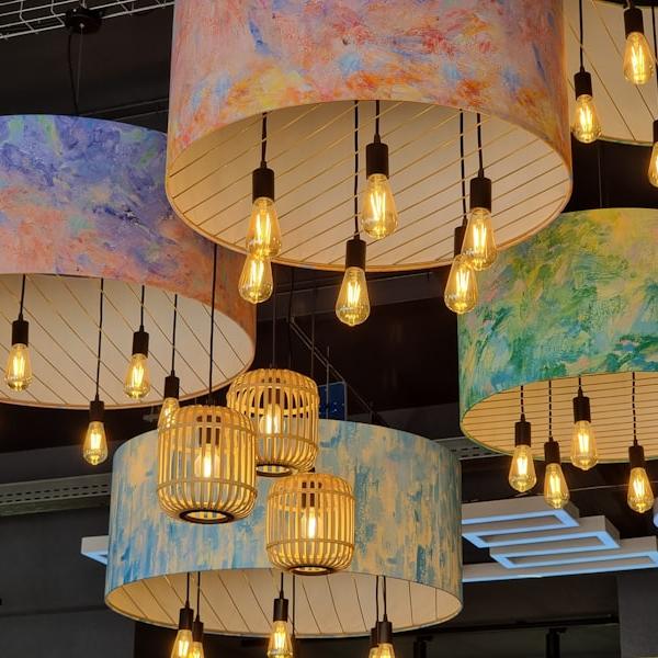 Sharif Melamine LED Ceiling Panel Light